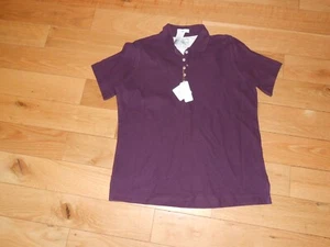 NWT Outer Banks Polo Shirt Top PURPLE Womens Medium Short Sleeve - Picture 1 of 1