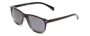 Coyote Dakota Unisex Square Polarized Sunglasses in Black Clear Fade & Grey 51mm - Picture 1 of 5