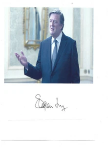 Dr Doctor Who - Stephen Fry (Death Comes To Time) signed 8" x 6" Photo Card - Picture 1 of 1