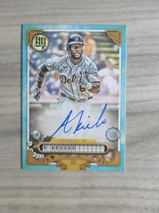 2022 Gypsy Queen Blue Auto 84/99 (Akil Baddoo #GQA-AB) Detroit Tigers - Picture 1 of 3