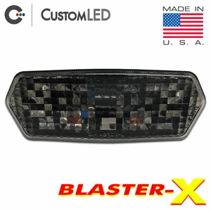 Grom Blaster-X Integrated Tail Light Programmable Ultra-Bright Honda Smoked Lens - Picture 1 of 2