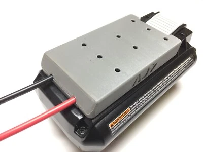 TERRAFIRMA Grey 10AWG Adapter for 40V Ryobi lithium-ion battery dock power connector wire