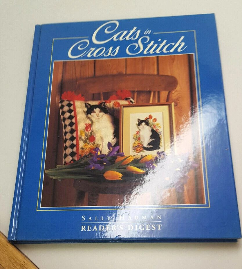 Reader's Digest - Cats in Cross Stitch - Sally Harman Hardcover - Image 1 of 1