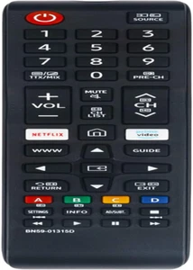 BN59-01315D Remote Control Replacement for Samsung Series 7 RU7100 4K TV UA43RU7 - Picture 1 of 4