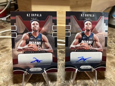 2019-20 Panini Prizm Miami Heat KZ Okpala Rookie Signatures Auto RC - Image 1 of 4