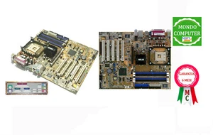 SCHEDA MADRE 478 ASUS P4P800-E + CPU PENTIUM 4 + DISSIPATORE + LAMIERA - Imagen 1 de 1