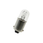 6V 0.6W 100ma 9mm x 23mm BA9S Small Light Bulb (Pack of 5)
