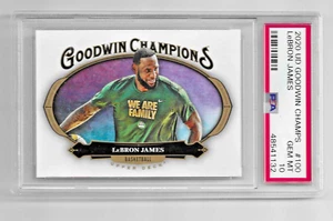 2020 UD GOODWIN CHAMPIONS BASKETBALL CARD #100 LEBRON JAMES PSA 10 NBA LAKERS - Picture 1 of 5