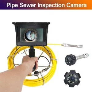 20M 5 inch 22mm Pipe Sewer Inspection Video Camera IP68 Waterproof - Imagen 1 de 10