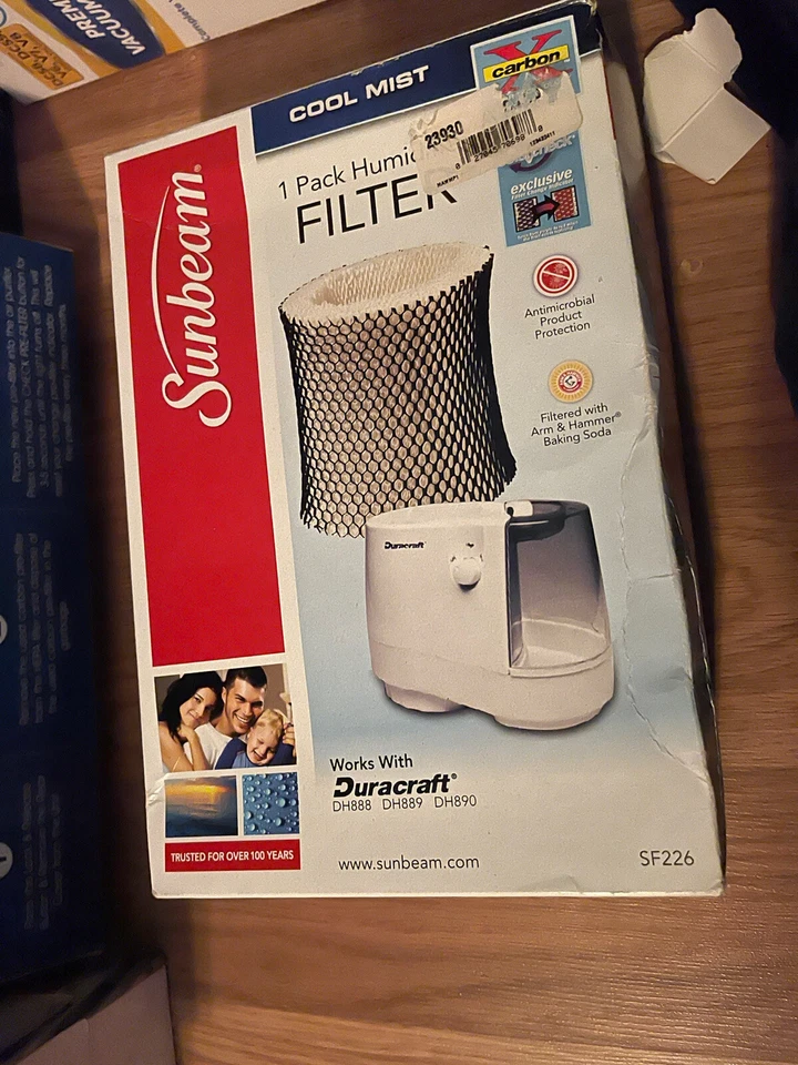 Sunbeam cool mist humidifier filter SF226 Fits Duracraft DH888 889 890 Microban - Image 1 of 1