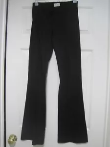 Pantalones De Colección Y2K Vanity Girl Gear Negros Brillantes Para Mujer Pequeños R/N# 100222 - Imagen 1 de 5