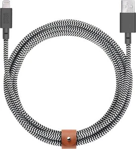 Native Union 10' Ultra-Strong Reinforced Apple MFI-Certified Lighting USB Cable - Picture 1 of 2