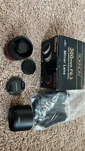 Rokinon Reflex 300mm F6.3 Catadioptric Telephoto Mirror Lens for Fujifilm X - Picture 1 of 4