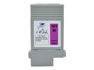InkOwl 130ml Compatible Cartridge for CANON PFI-101M MAGENTA iPF5000 iPF5100 - Picture 1 of 1