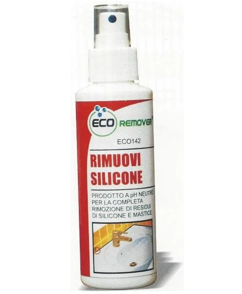 RIMUOVI TOGLI SCIOGLI ELIMINA RIMUOVE SILICONE SPRAY A PH NEUTRO RESIDUI MASTICE - Immagine 1 di 1