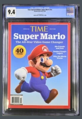 Time Magazine Super Mario - All Star Video Game Changer 2025 - CGC 9.4 - Image 1 of 3
