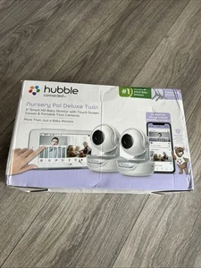 Hubble Connected Nursery Pal Deluxe Twin Wireless Baby Monitor 2-Camera Units - Picture 1 of 7
