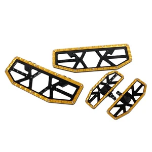 MX Front Rear Floorboards Footboards For Harley Heritage Softail Road King Glide - Picture 1 of 17