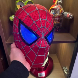 Película Tobey Maguire Cosplay Máscara Spider-Man Tocado Cara Completa Utilería de Navidad (ojos) - Imagen 1 de 1