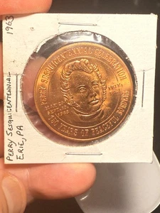 1963 Erie PA So Called Dollar Commemorative Medal - Bild 1 von 2