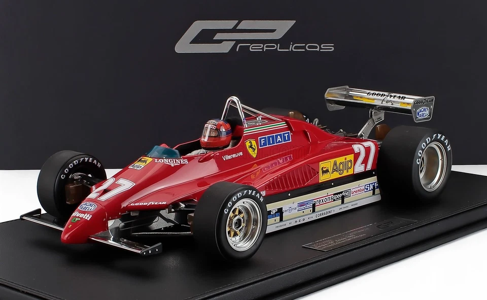 1/12 GP-REPLICAS - FERRARI - F1  126C2 N 27 BELGIUM ZOLDER GP - LAST GP12-10GWD - Immagine 1 di 1