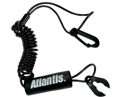 Atlantis Lanyard - Black Snowmobile Watercraft PWC A2109 A-2109 13-0300 983070 - Image 1 of 4