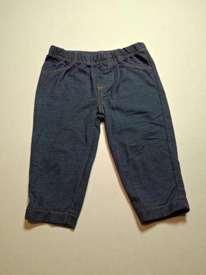 Carters Unisex Bebé Azul Jean Leggings Pantalones Elastizados Talla 3 Meses Foto 1 de 4