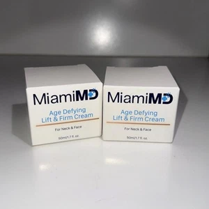 2 Miami MD Age Defying Lift & Firm Cream For Neck & Face 50 ml 1.7 fl. oz. NEW - Picture 1 of 5