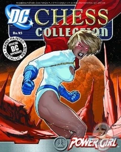 Dc Superhero Chess Figurine #45 Power Girl White Pawn Eaglemoss DAMAGED PACKAGE - Picture 1 of 2