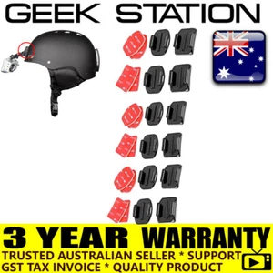 24pc Helmet Accessories Flat Curved Adhesive Mount for Gopro Hero 3 3+ 4 5 2 1 6 - Picture 1 of 1