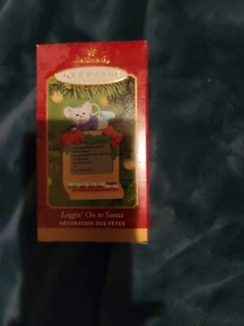 Hallmark Vintage 2000 Keepsake Ornament, Loggin' on To Santa - Picture 1 of 2