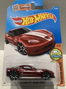 HOT WHEELS TREASURE HUNT 11 CORVETTE GRAND SPORT - Picture 1 of 5
