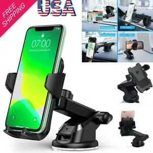 360° Mount Holder Car Windshield Stand For iPhone Samsung Mobile Cell Phone GPS - Picture 1 of 12