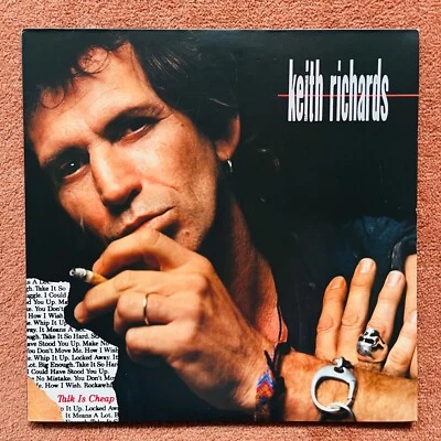 Keith Richards Talk Is Cheap 12" Vinyl LP 2019 Reissue Mindless Records - Image 1 of 3