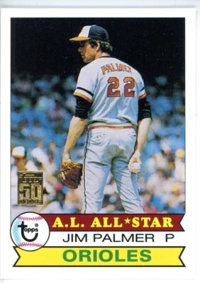 2000 Topps Reprint #28 JIM PALMER 1979 Orioles - Image 1 of 2