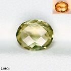 2.08 Ct Best Oval 9.5 X 7.5 Mm Olive Green To Red Turkey Natural Diaspore