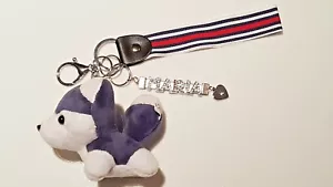 Llavero de muñeca HUSKIE HUSKIE personalizado personalizado, letras de imitación  - Imagen 1 de 9