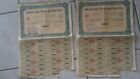  joli lot-SOCIETE DES MINES-CHO DON-ACTION ORDINAIRE 1925 + COUPONS-indochine