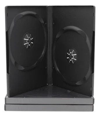 (3) Standard DVD Replacement Case 14mm 2-Disc Premium Movie Storage Shell Cases - Image 1 of 4