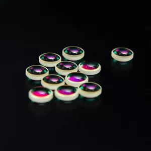 10pcs Optical Glass Defective Rainbow Decorative Prism for DIY Necklace Earrings - Picture 1 of 10