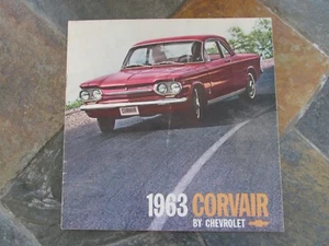 1963 Chevrolet Corvair Dealer Sales Brochure Spyder Sportswagon 500 700 Club Cpe - Picture 1 of 7