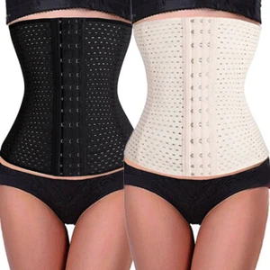 Corset Waist Trainer Slimming Body Shaper hapewear Tummy Control Cincher Girdle - Picture 1 of 14