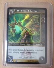 2009 World of Warcraft TCG: Naxxramas Raid Deck Foil The Undeath Carrier #39 0a2