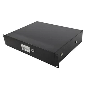 Ktaxon 2U Rack Mount Drawer for 19 Inch AV/Network/DJ Equipment Racks or Cabi... - Picture 1 of 6