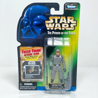 Kenner 1997 Star Wars Poder de la Fuerza Capitán Piett con Respaldo Verde NUEVO Foto 1 de 2