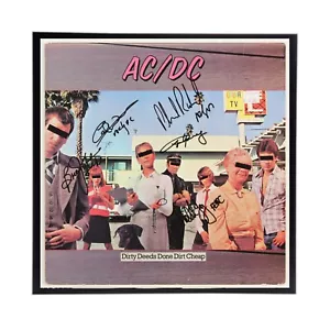 AC/DC Autographed Album Cover Replicas. Choose any 1 for $75.00 or make an offer - Imagen 1 de 8