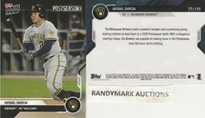 Avisail Garcia BREWERS 2020 TOPPS NOW POSTSEASON NL WILD CARD PS-149 SP 86
