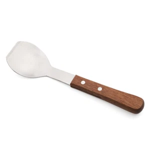 Stainless Steel Ice Cream Scoop Large Cookie Melon Spade Spoon with Wood Handle - Picture 1 of 7