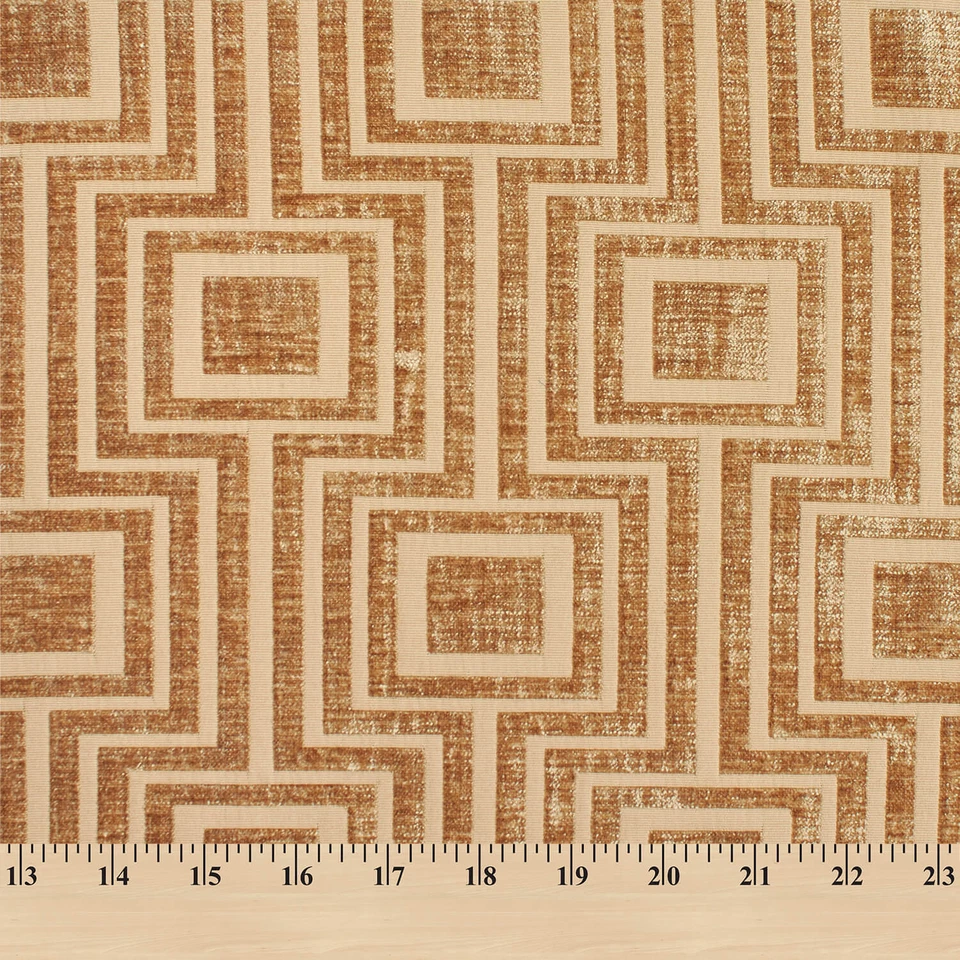 Tapicería de chenilla geométrica brocado jacquard 58/59" tela por yarda Foto 1 de 1