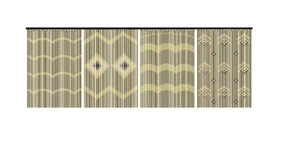 JVL PROVENCE BEADED DOOR CURTAIN FLY SCREEN 90 X 180CM BRAND NEW
